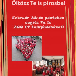 Öltözz Te is pirosba!