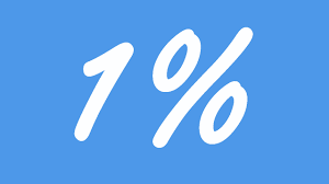 1%