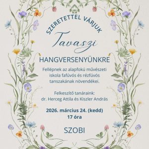 Tavaszi Hangverseny Tavaszi Hangverseny