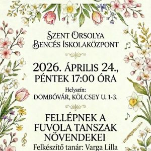 Tavaszi hangverseny Tavaszi hangverseny
