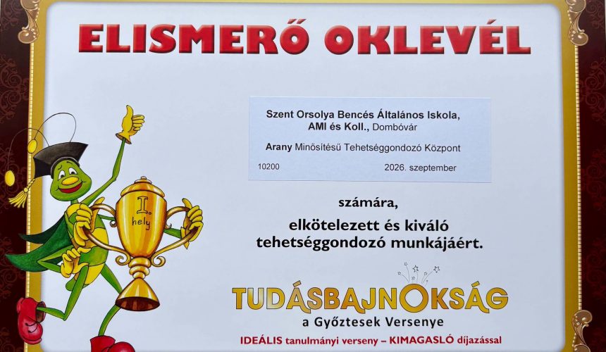 Arany minősítés Arany minősítés
